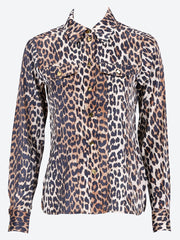 Printed satin shirt ref: