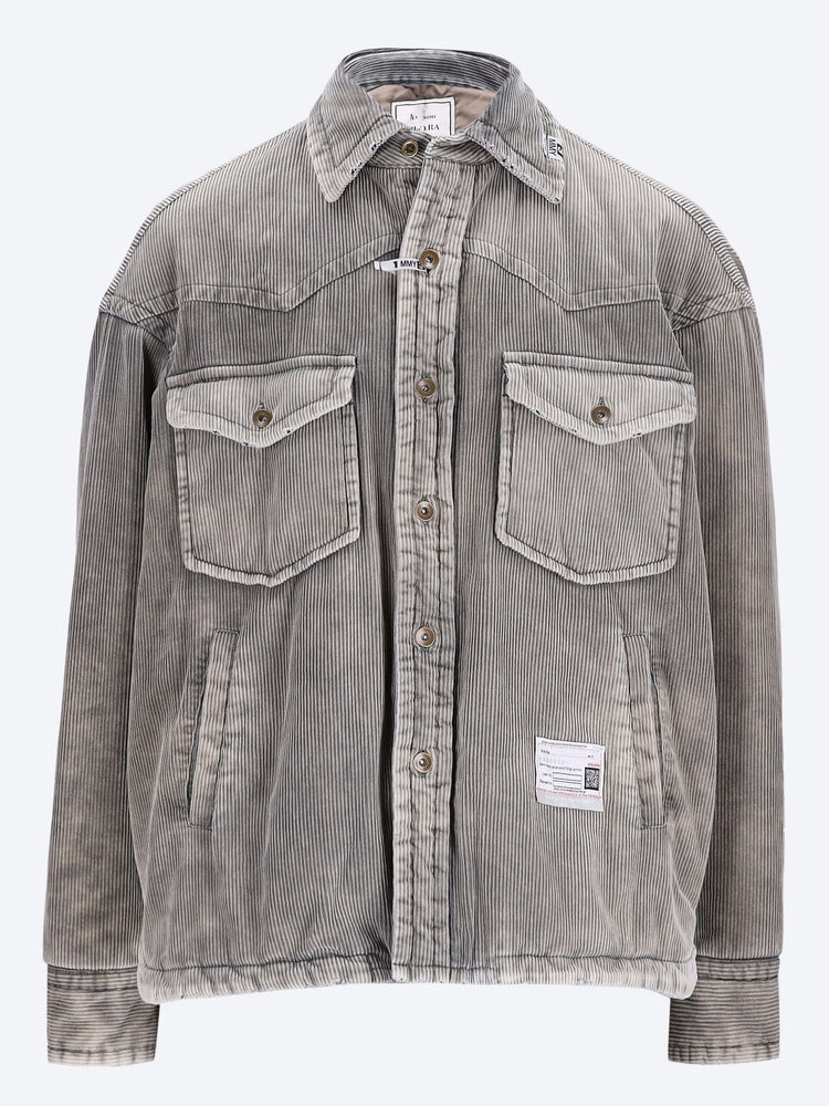 Puffer corduroy shirt 1