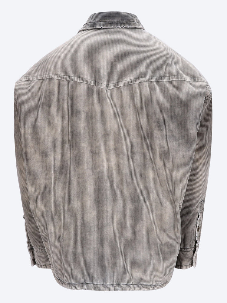Puffer corduroy shirt 3