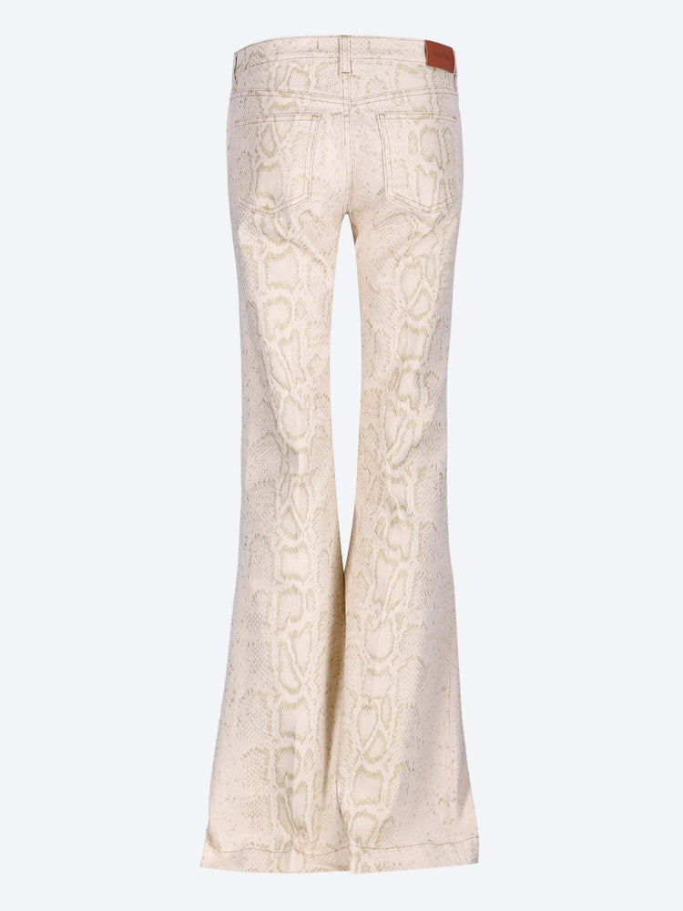 Python skin jeans 3