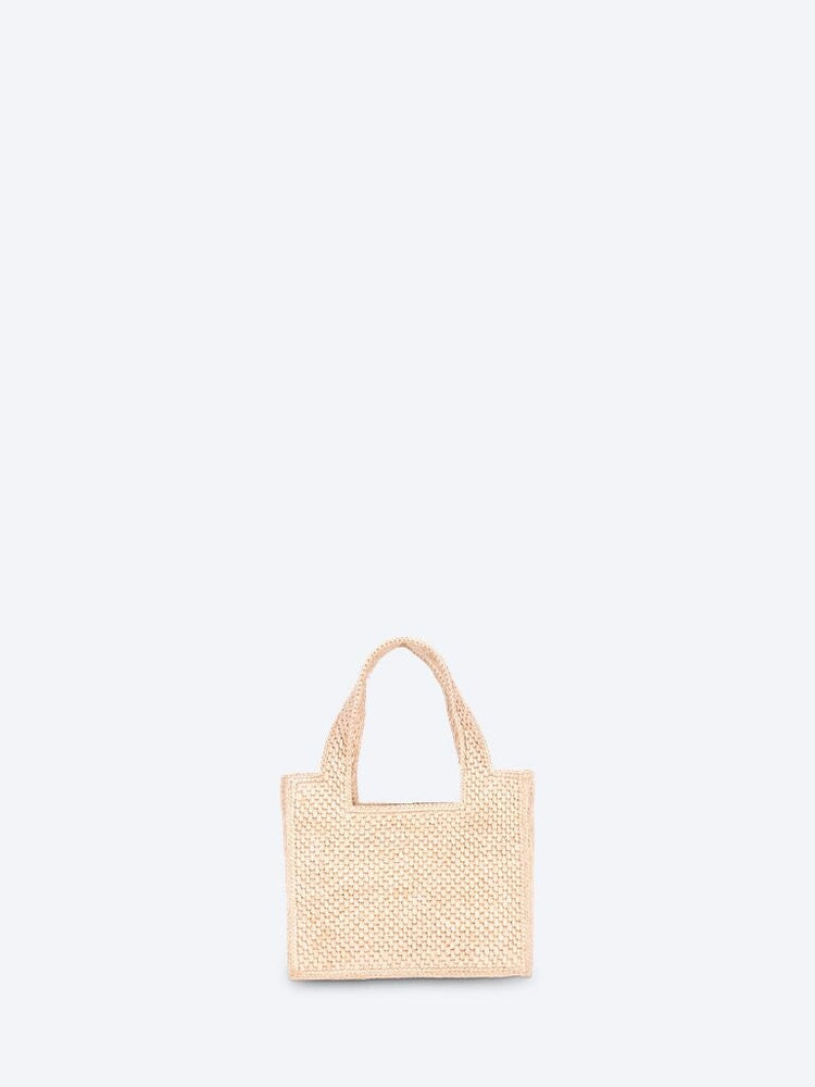 Mini-Loewe-Font-Tasche aus Bast 4