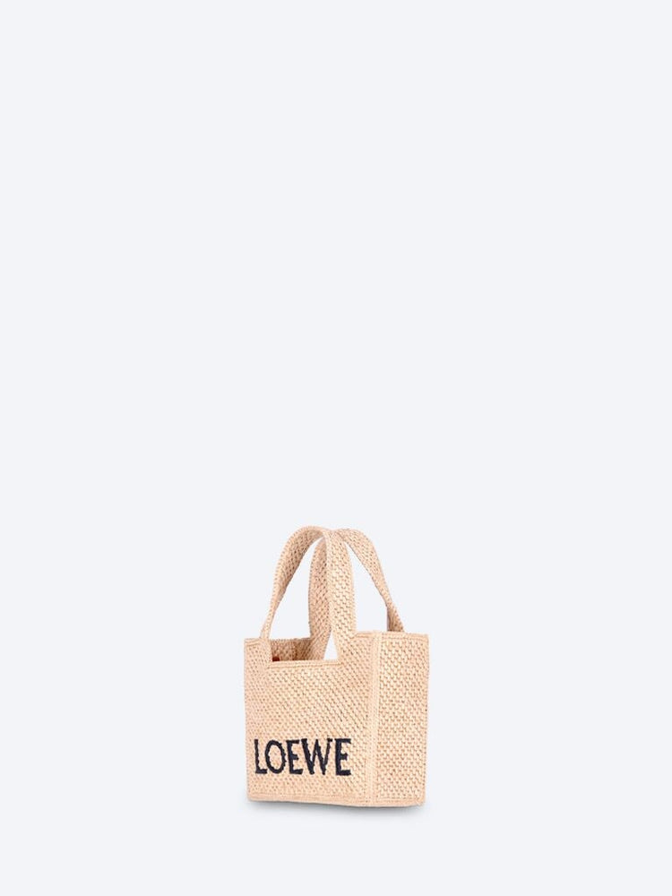Mini-Loewe-Font-Tasche aus Bast 2