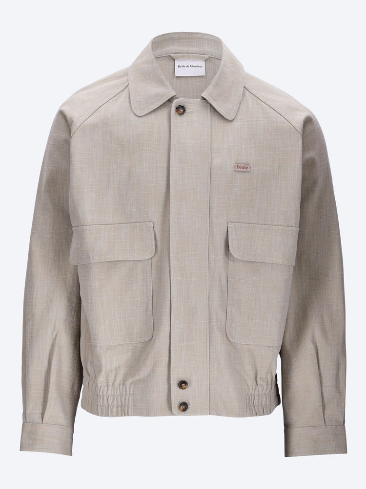 Veste raglan en coton 1