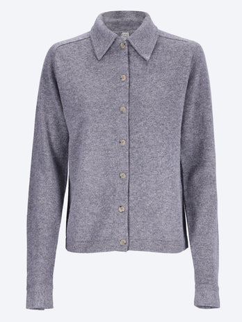 Raglan-sleeve cashmere cardigan sweater