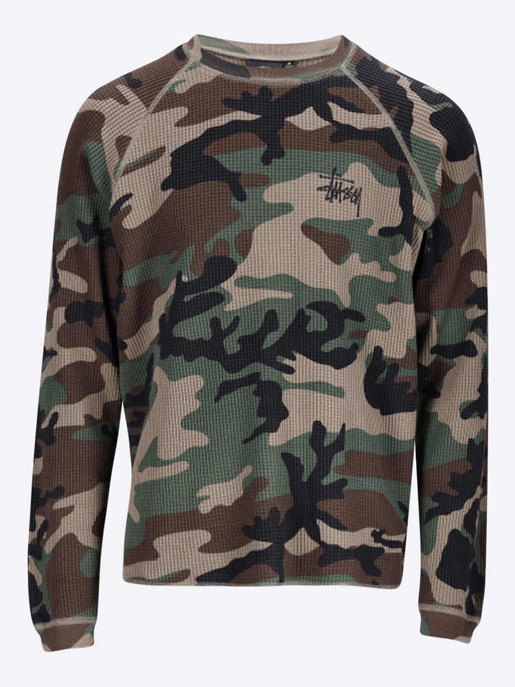 Raglan thermal basic stock sweater 1