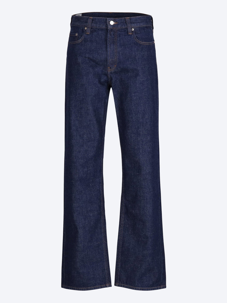 Jean droit en denim brut 1