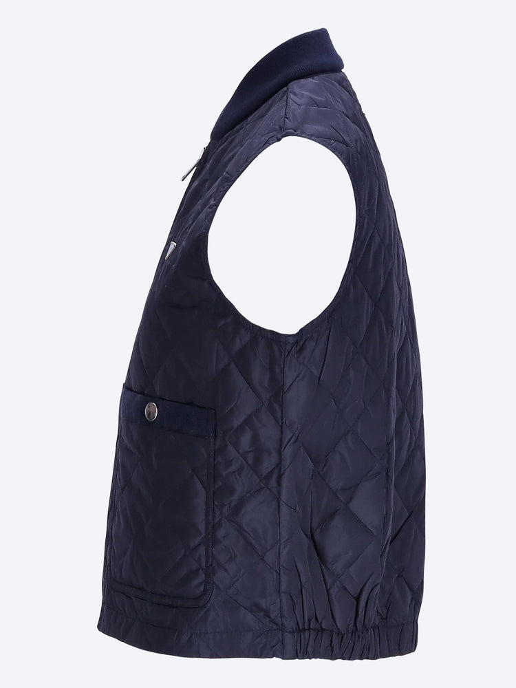 Re-nylon piuma sleeveless jacket 2