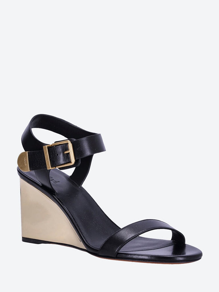 Rebecca shiny leather sandals 2