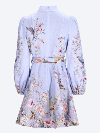 Rebellion button mini dress