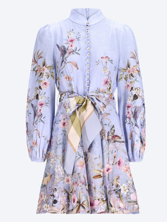Rebellion button mini dress