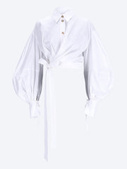 Rebellion poplin wrap blouse ref: