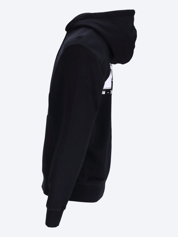 Kapuzenpullover mit Quittungsaufdruck auf der Rückseite 2