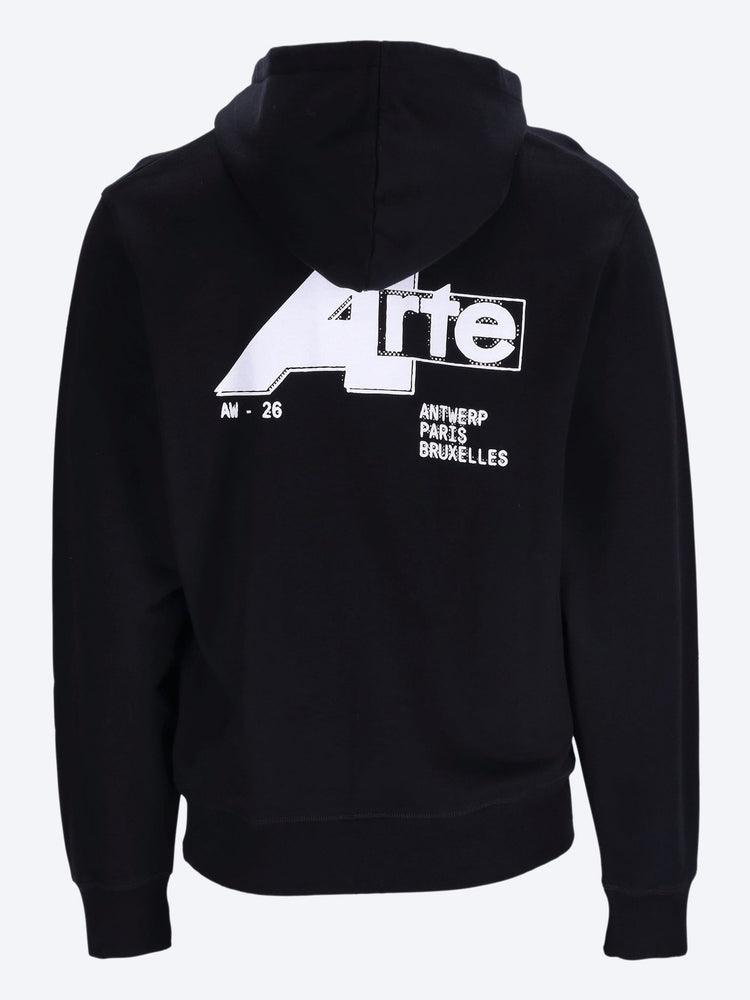 Kapuzenpullover mit Quittungsaufdruck auf der Rückseite 3