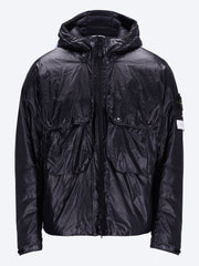 Recycelter, stückgefärbter kurzer Parka ref: