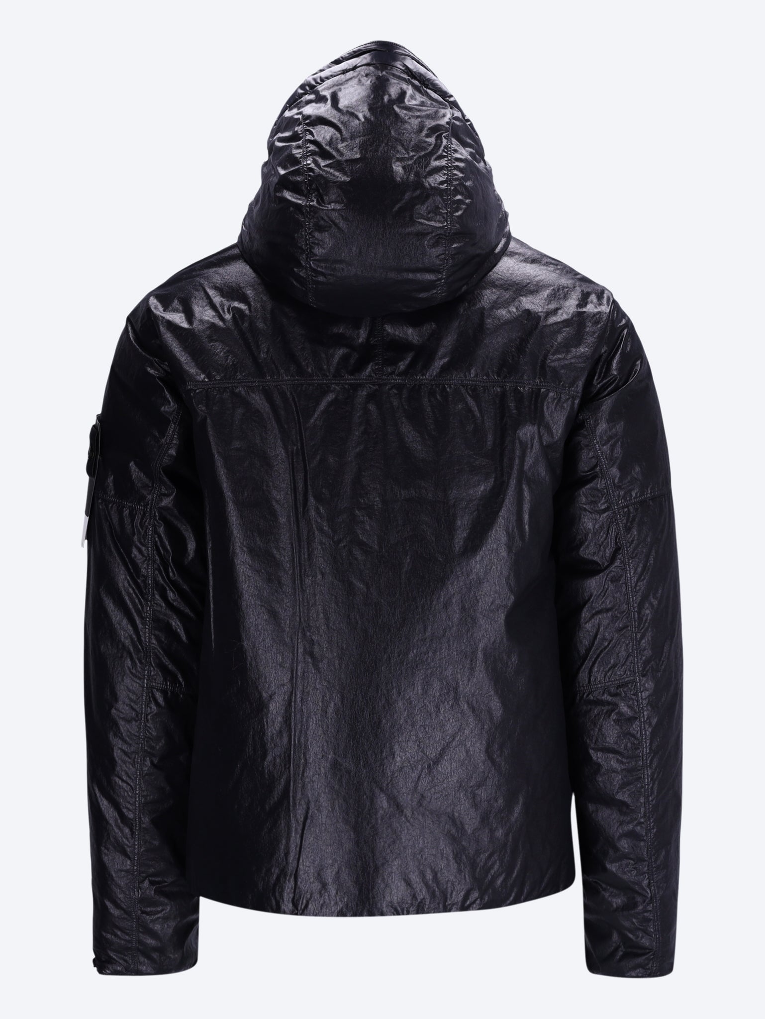 Recycelter, stückgefärbter kurzer Parka 3