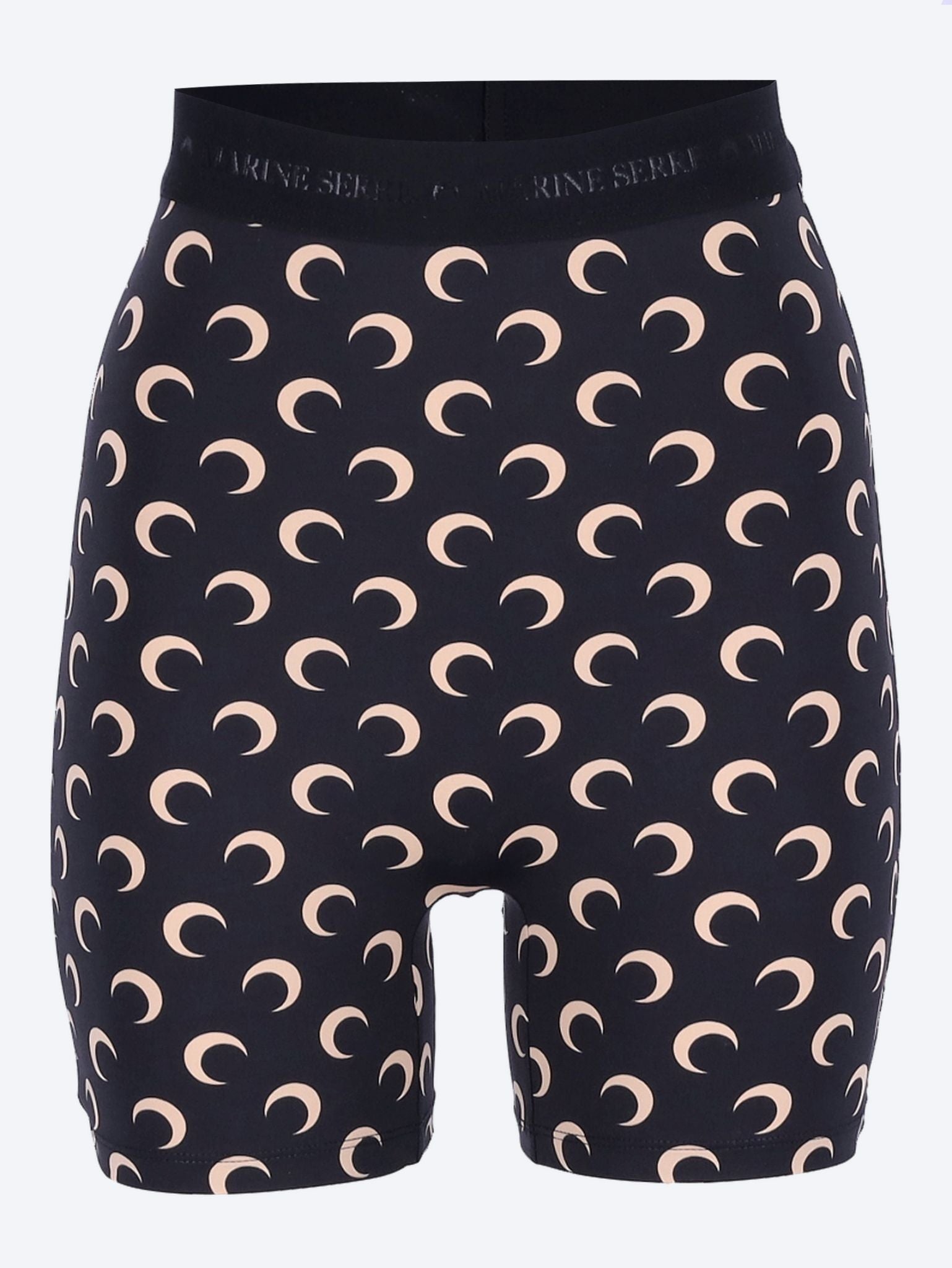 Recycled moon biker shorts 1