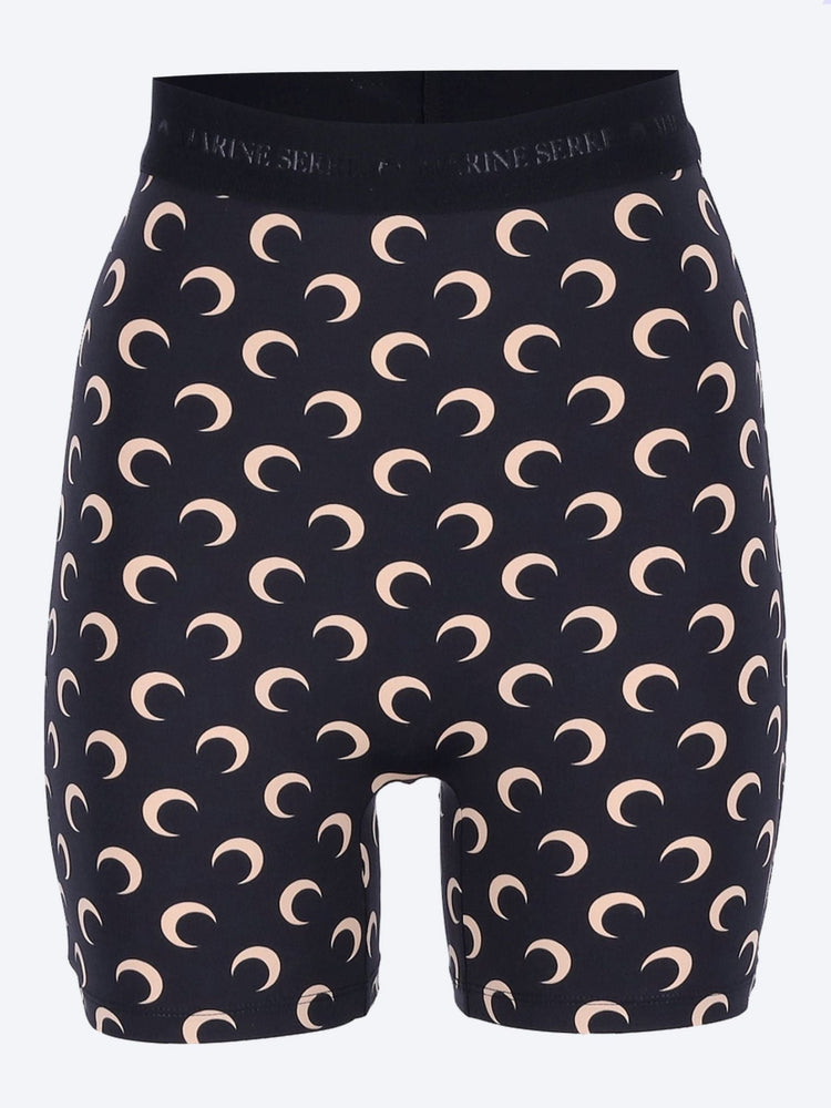 Recycled moon biker shorts 1