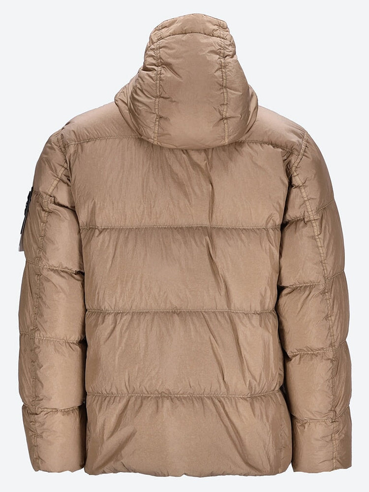 Recycled nylon real down jacket 3