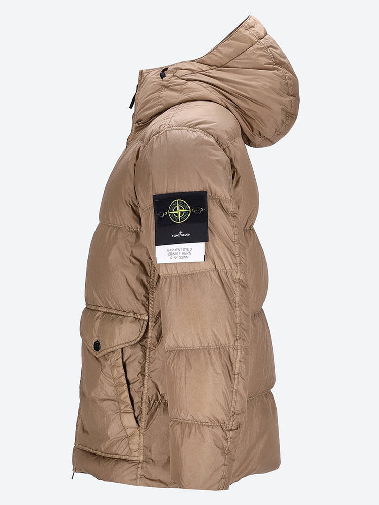 Recycled nylon real down jacket 2