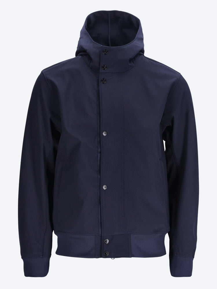 Recycled polyester short parka 1