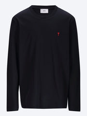 Rotes Ami de Coeur-Langarm-T-Shirt ref: