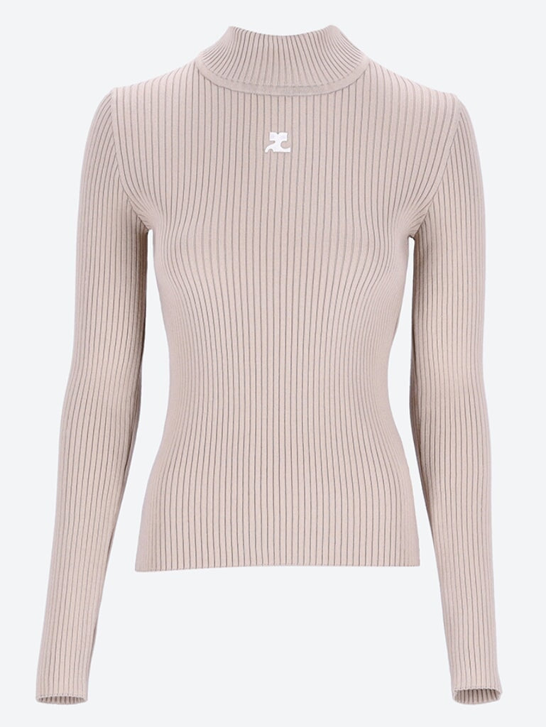 Reedition rib knit sweater 1