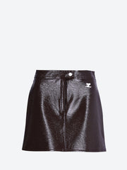 Reedition vinyl mini skirt ref: