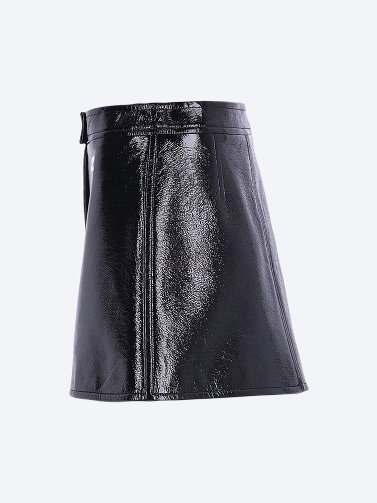 COURREGES WOMEN-CLOTHING SKIRT Reedition vinyl mini skirt