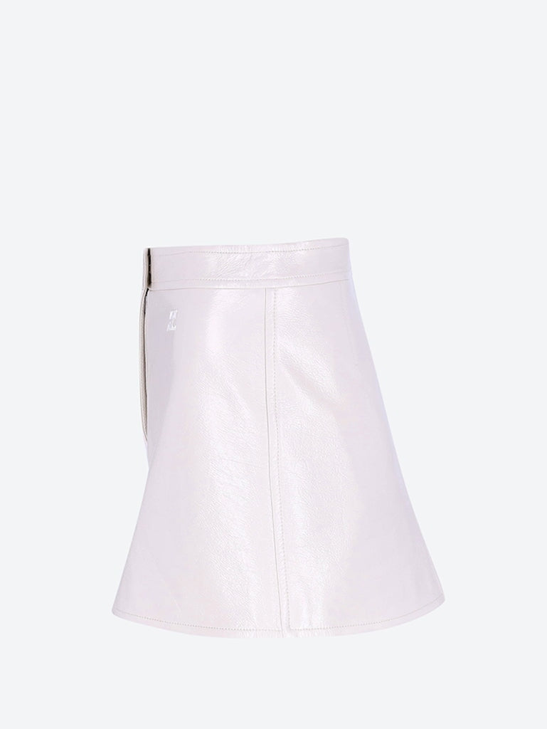 Reedition vinyl mini skirt 2