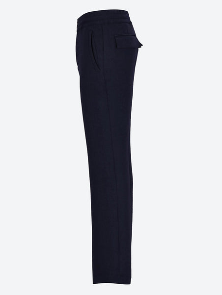 Pantalon coupe classique avec ceinture à cordon