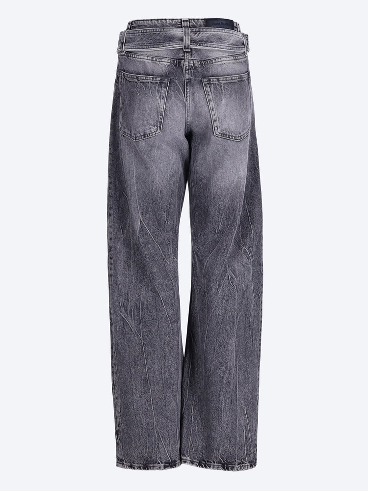 Relaxed fit belted jeans 3