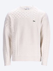 Relaxed fit wool crewneck sweater ref: