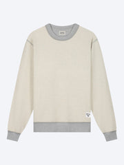 Reversible label crewneck sweater ref: