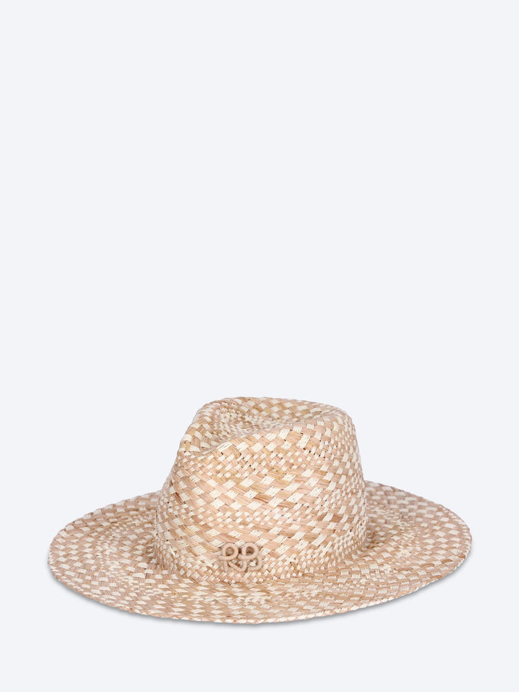 Rhomboidal pattern fedora hat 2