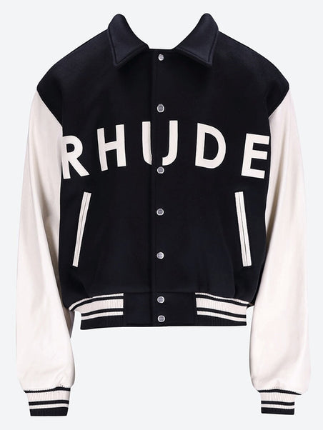 Veste de rhude collégiale en cuir