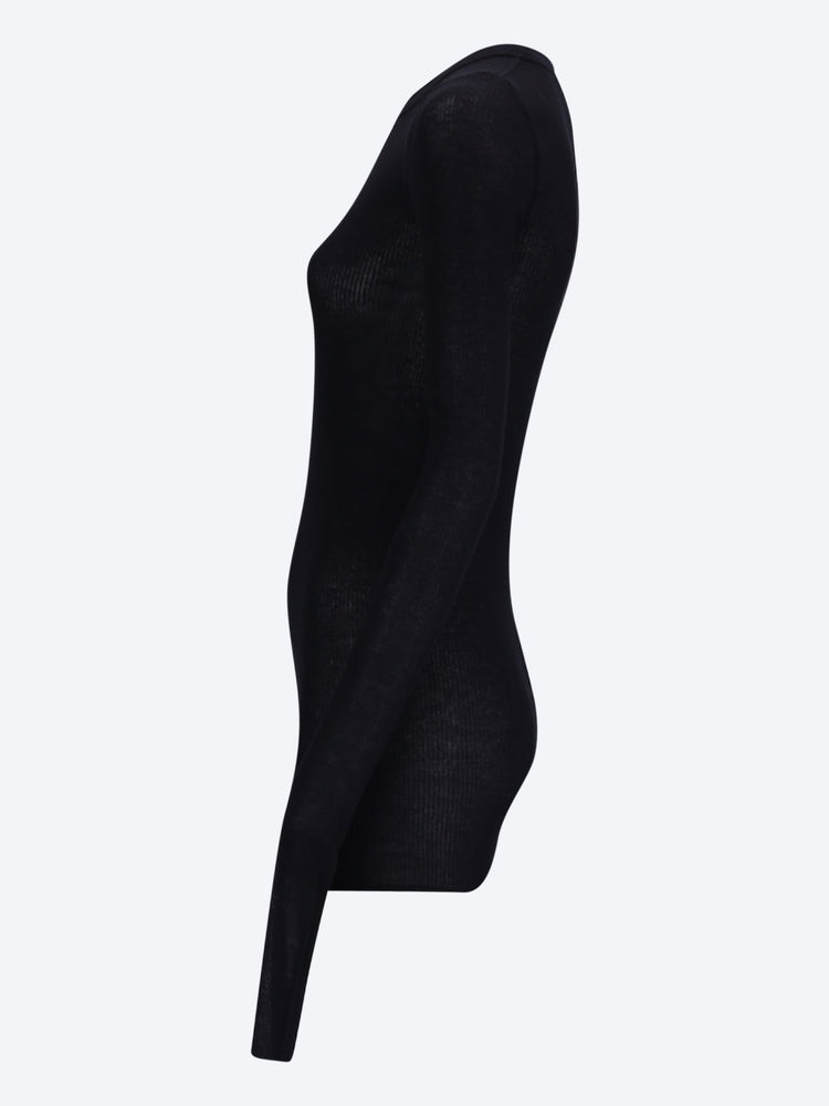 Rib long sleeve t-shirt 2