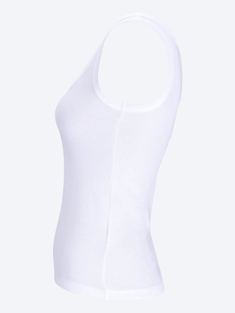 Rib stretch tank top 2