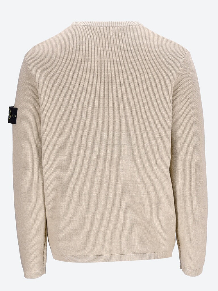 Ribbed soft organic cotton sweater 3