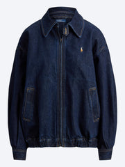 Bomberjacke aus festem Denim ref:
