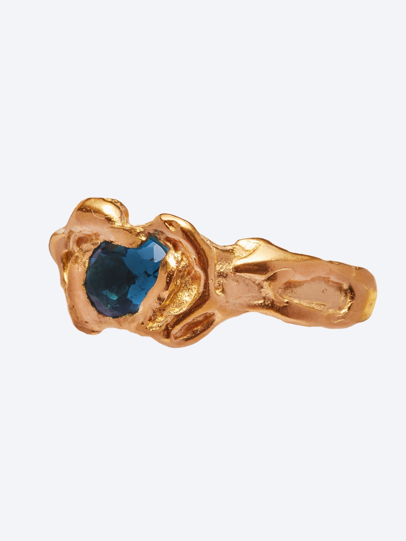 Ring ola blue gold blue topaz 2