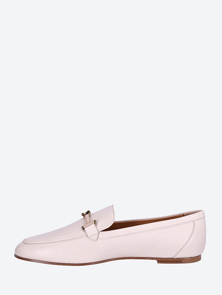Ring thread calfskin loafers 4
