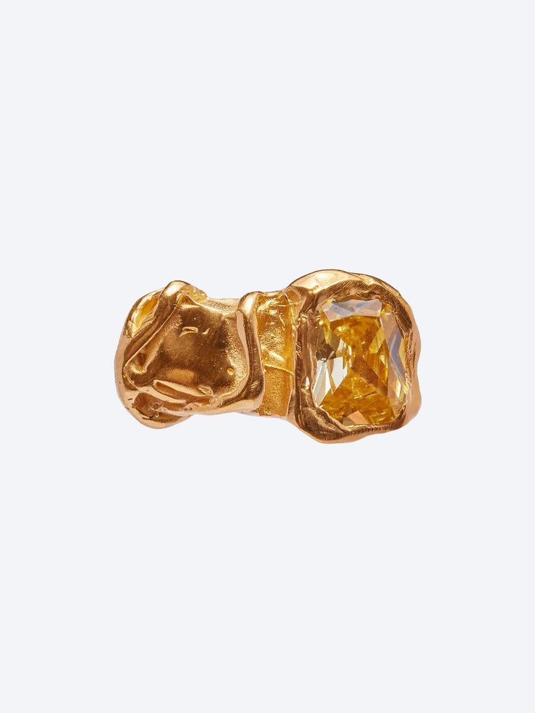 Ring vera yellow gold yellow 1