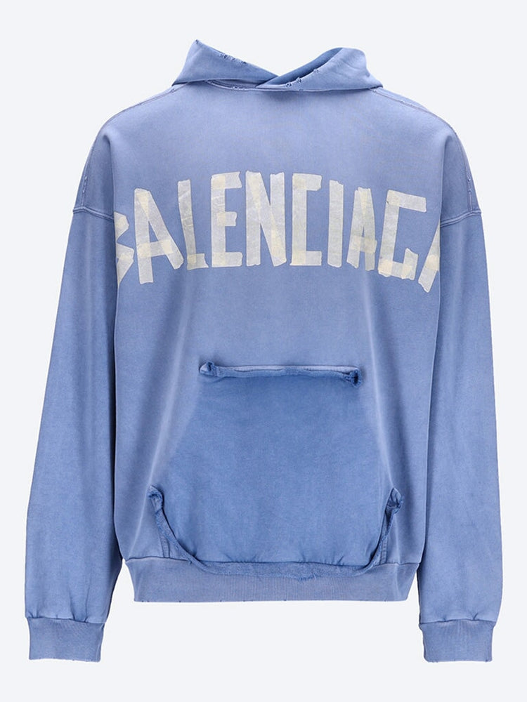 Blue 2025 balenciaga hoodie