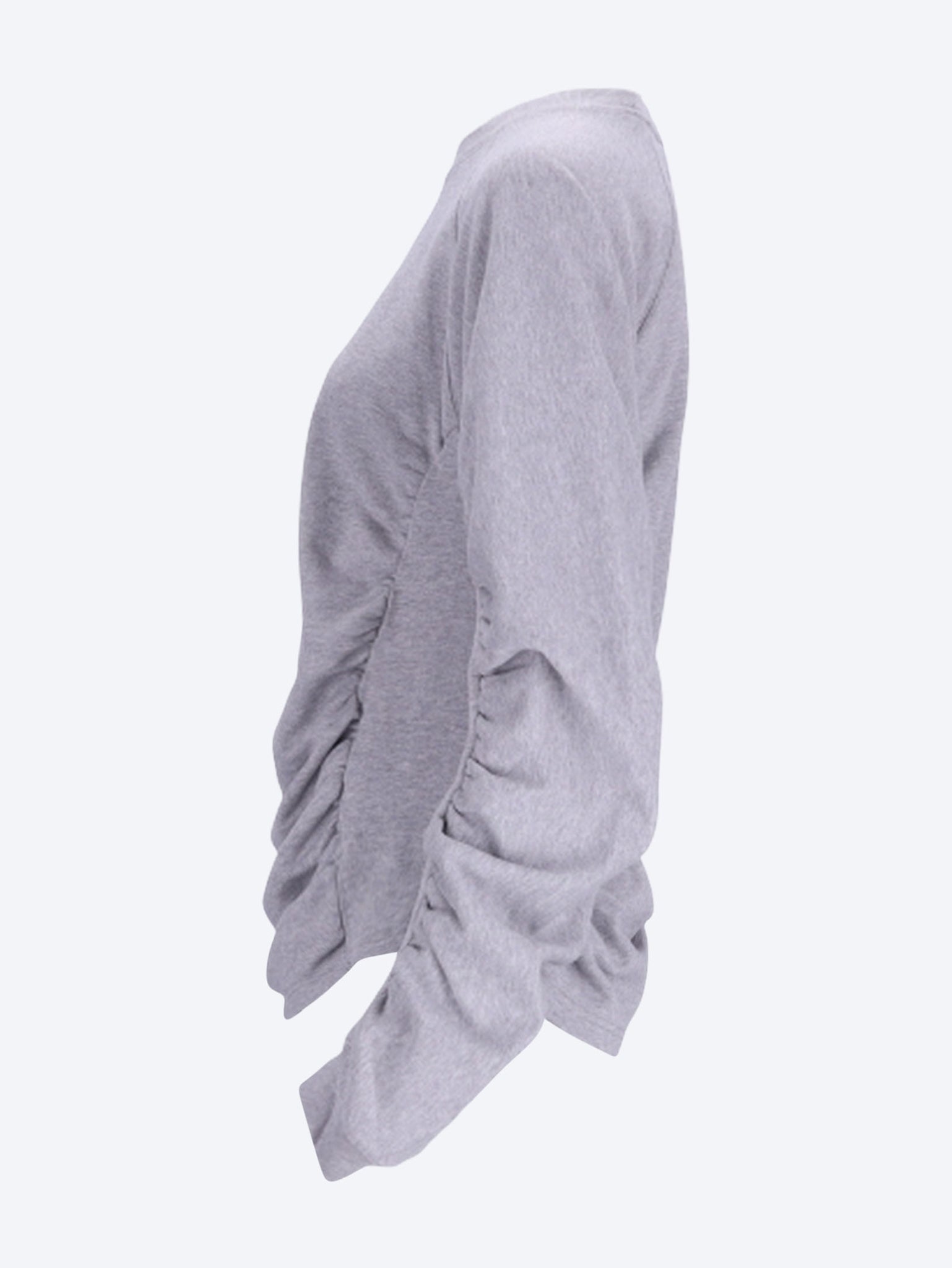 Sweatshirt mit gerafften Ärmeln 2