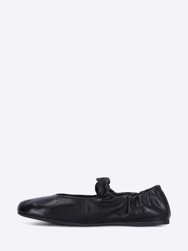 Ballerines en cuir nappa ruchés 4