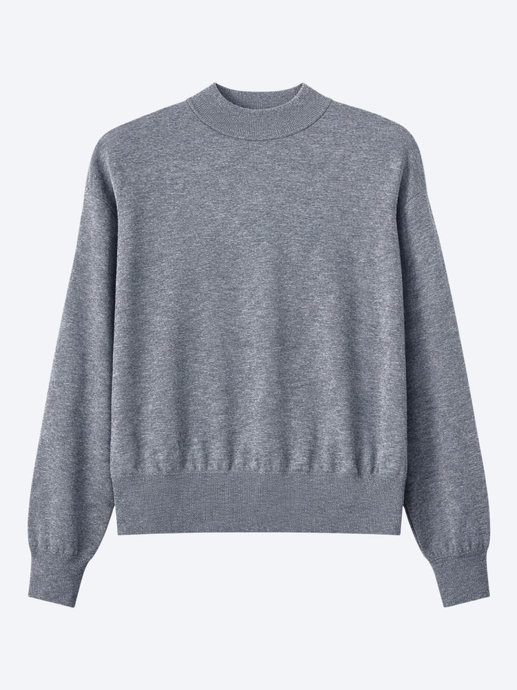 Rue wattierter Pullover mit hohem Kragen 1