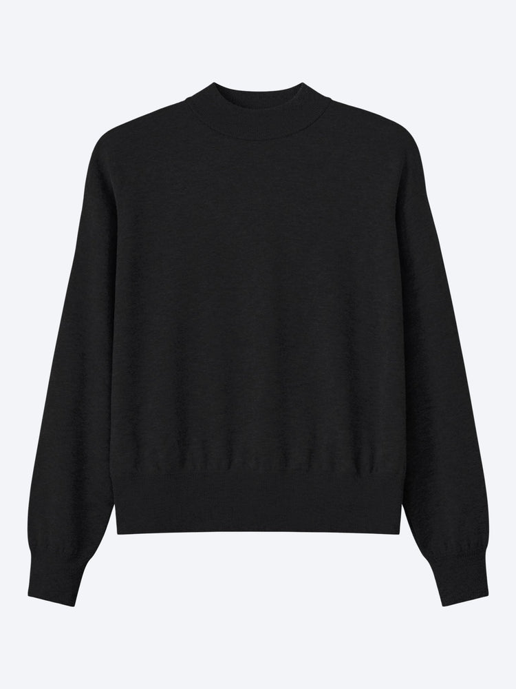Rue wattierter Pullover mit hohem Kragen 1