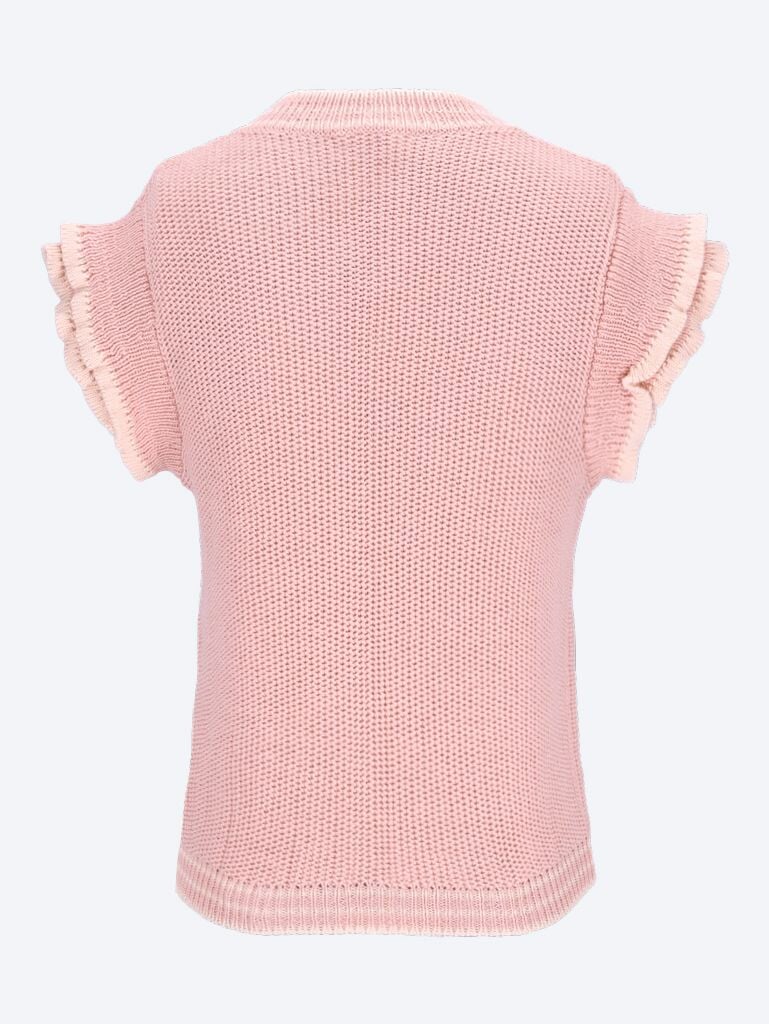 Ruffle crewneck sweater 3