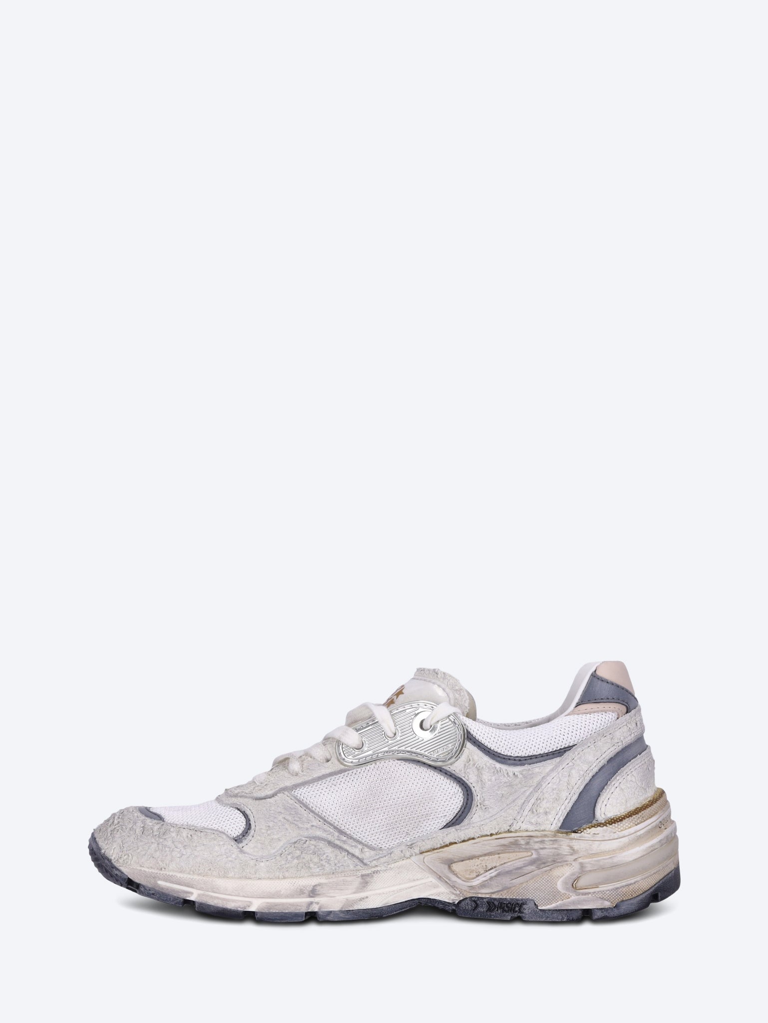 Running dad new net and suede  leather star sneakers 4