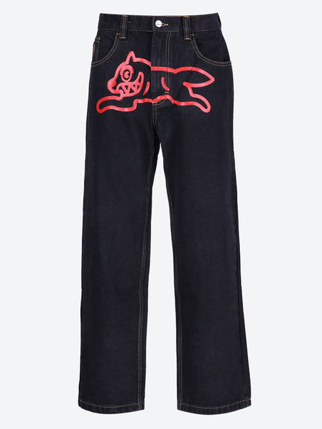 Running dog double scoop jeans
